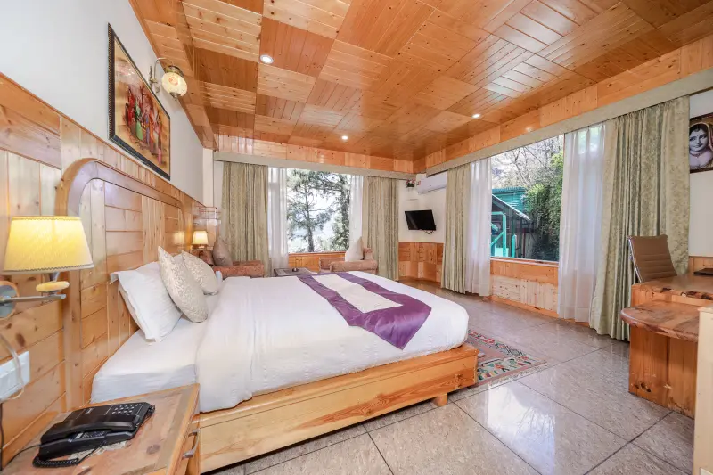 Deluxe Cottage Room Mountain View with Veranda centrally heated
