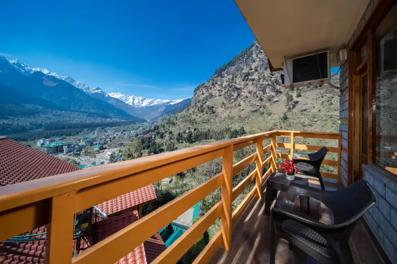 Deluxe cottage room with MOUNTAIN view Centrally Heated with Balcony Image